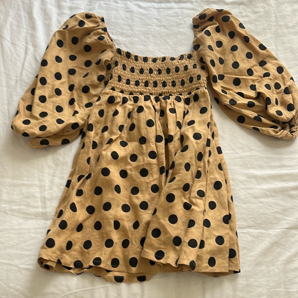 Faithful the Brand long sleeve baby doll dress